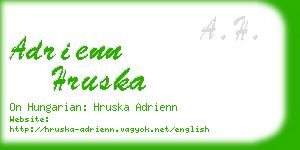 adrienn hruska business card